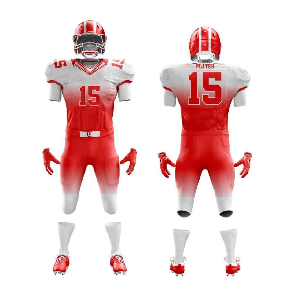 National Apparels New Top Embroidered American Stitched Football Jersey Support Personal Customization Customized Embroidered Logos